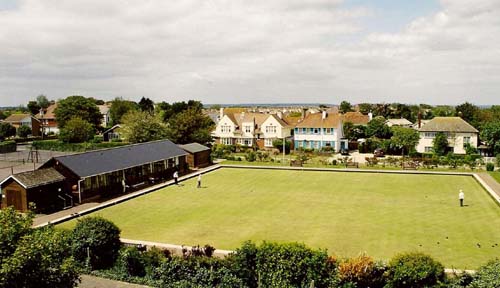 Across Bowling Green from Carmel Court 2005